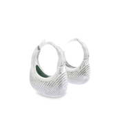 Ziva Silver Rhodium Plated Sterling Silver Earrings